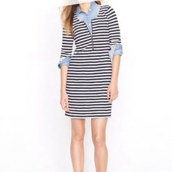 J.Crew Striped Dress - Picture 1 of 3